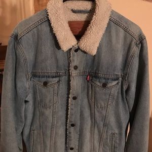 Levi’s Denim Sherpa Jacket